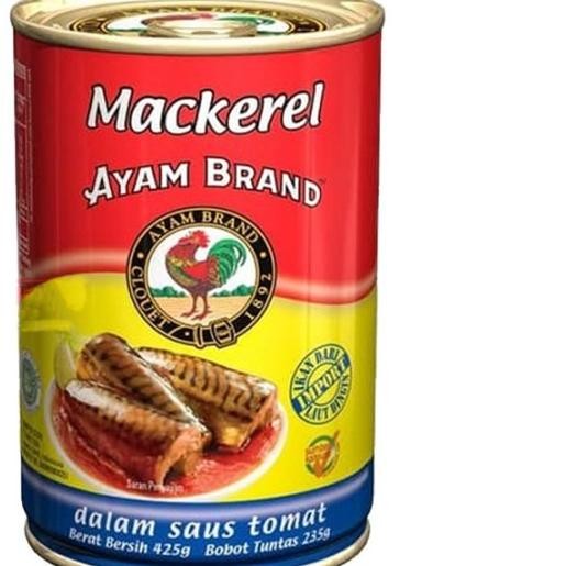 

Ayam Brand 425 Gr Ikan Sardines / Maerel Kaleng Sarden Fish Tomat