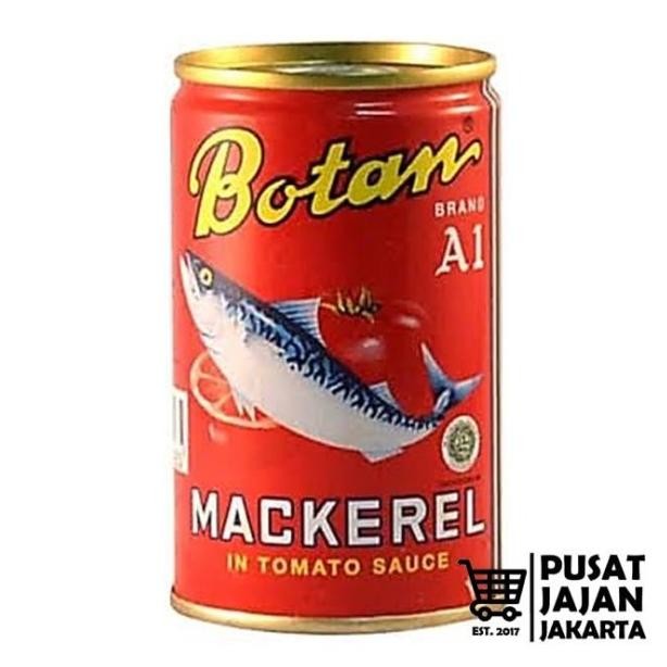 

Botan A1 Maerel In Tomato Sauce Ikan Makarel Kaleng Sarden 425 Gr