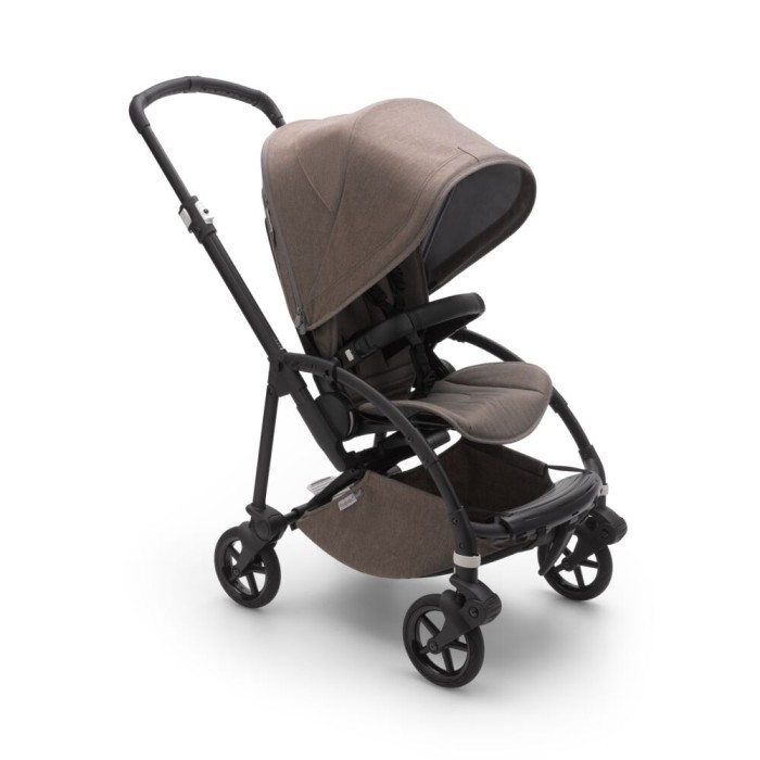 Bugaboo Bee6 Mineral Black/Taupe - Stroller Bayi (Hitam/Coklat)