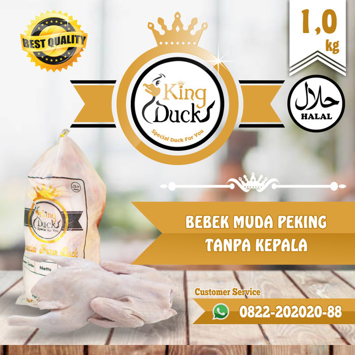

Daging Bebek Peking 1,0Kg Tanpa Kepala Kaki