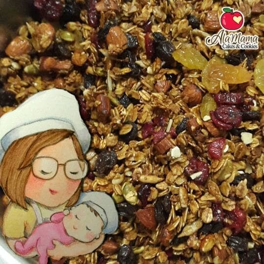 

granola mixed nut fruit 500 gr