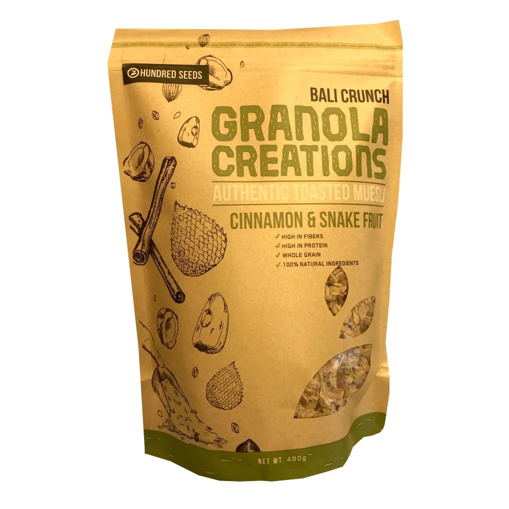 

Granola Creations Bali Crunch Cinnamon & Snake Fruit Sereal Oat 480gr