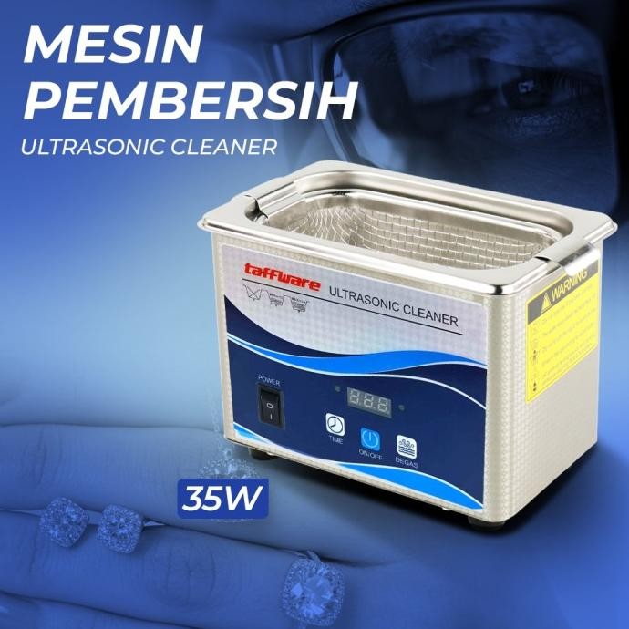 

PROMO Taffware Mesin Pembersih Perhiasan Ultrasonic Cleaner 35w Ga008 Silver