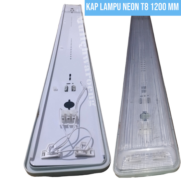 KAP NEON TL LED 2 X 36 OUTDOOR WATERPROOF 120 CM RUMAH LAMPU T8 TL LED