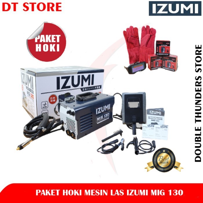 Termurah Izumi Mig130 Mesin Las Tanpa Gas Co /Mesin Trafo Las Mma Mig Flux Core