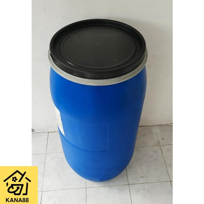 Tong/Drum Baru/Bekas Texapon 165L Tong Plastik Pengunci Tong Sampah