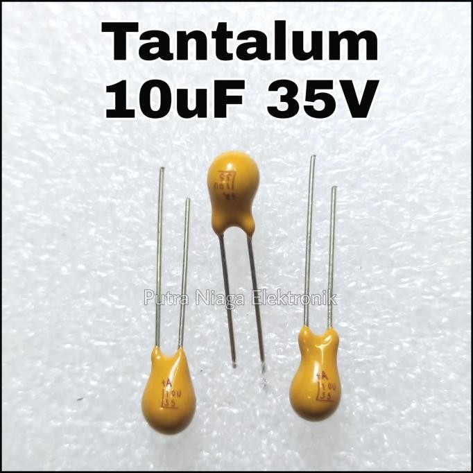 Diskon (2) Kapasitor Tantalum 106 10uF 35V / 10 uF 35 V putr4n