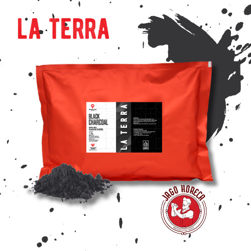 

La Terra Powder Black Charcoal 1000gr l Bubuk Minuman