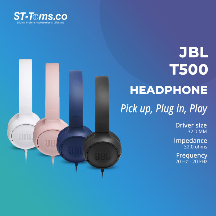 JBL On-Ear Headphone T500 / T 500