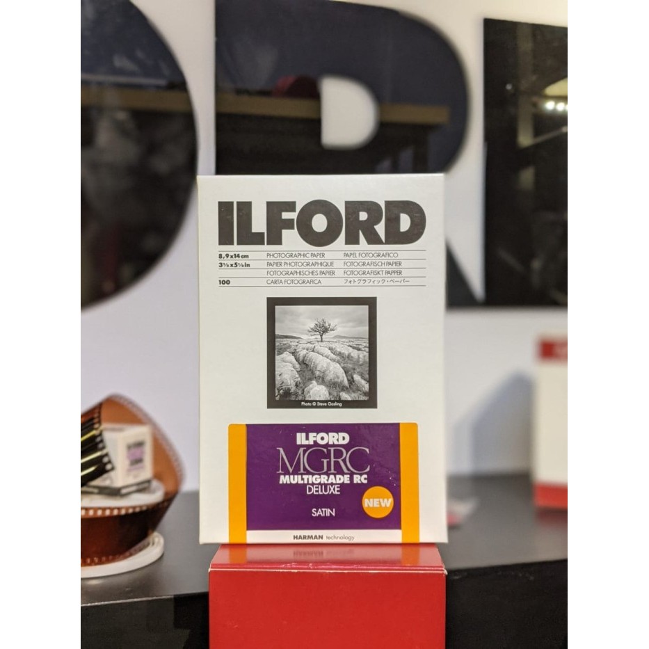 ILFORD - Multigrade Resin Coated Satin Photo Paper MGRCDL25M 100