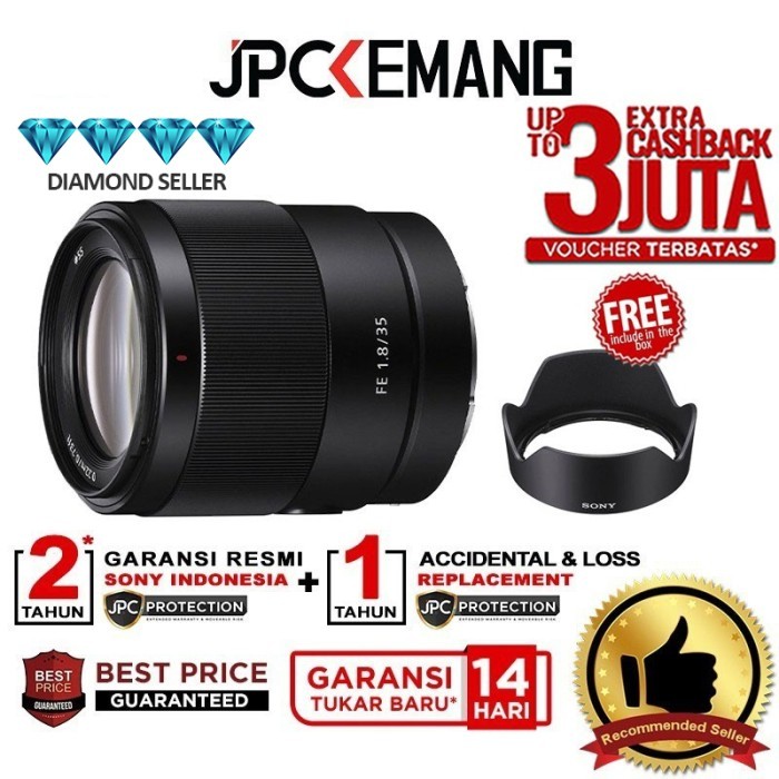 Sony FE 35mm f1.8 Lensa Sony FE 35 mm f/1.8 GARANSI RESMI