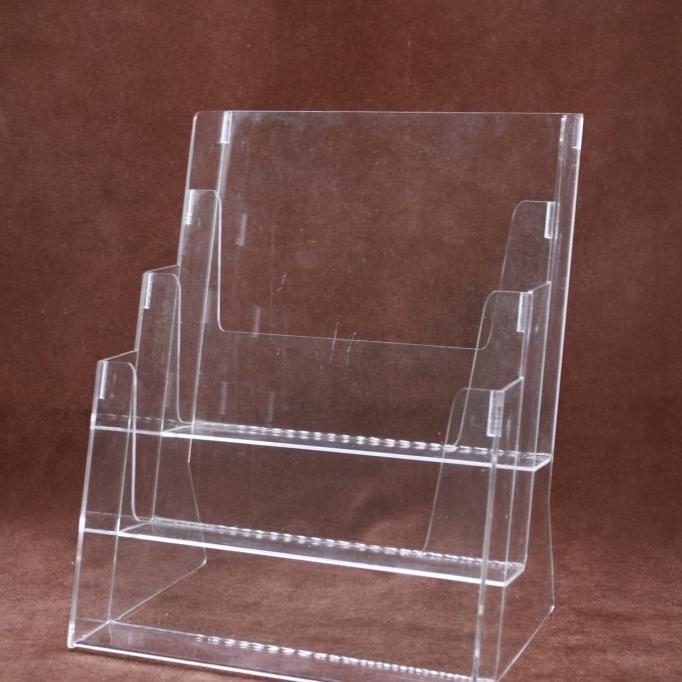 

TERLARIS - Acrylic Display Brosur A4 3 Susun