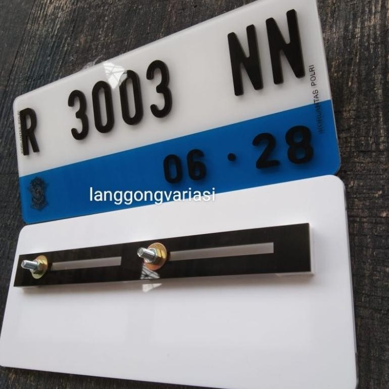 Murah Big Variasi Plat Nomor Motor Listrik / Plat Nomor Sepeda Listrik Is75