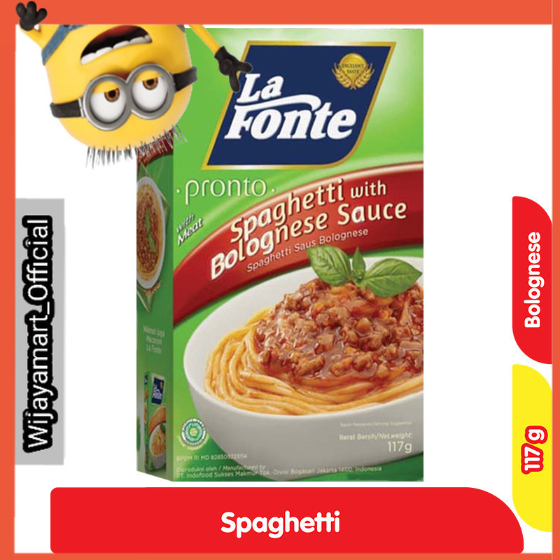 

La Fonte Spageti Saus Bolognese 117 g