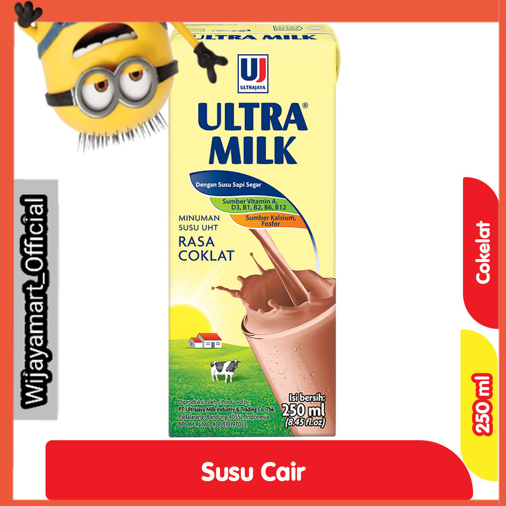 

Ultra Milk Susu UHT Coklat Kotak 250 ml