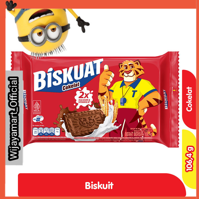 Biskuat Biskuit Coklat 106.4 g