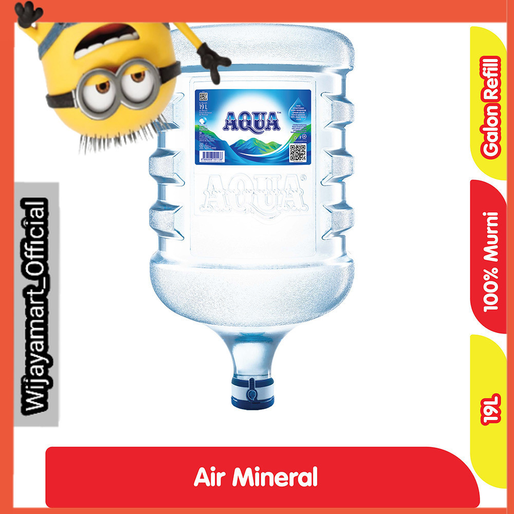 

Aqua Air Mineral Galon (Isi Ulang) 19 L