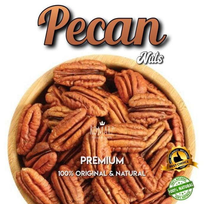 

terbaru pecan nut raw premium 100gr | kacang pecan mentah 100gr