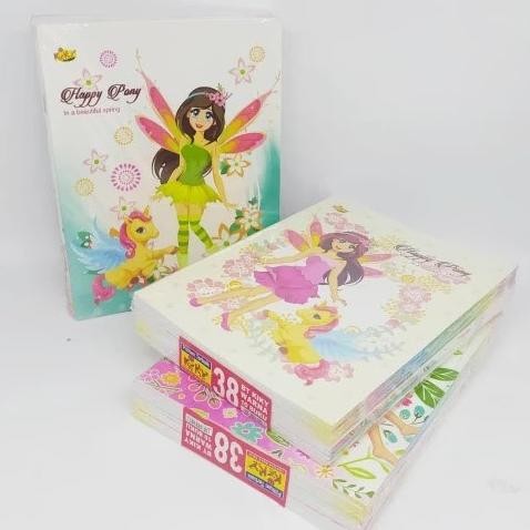 

Sale Buku Tulis Warna Kiky 38 Lembar 1 Pack Isi 10 Pcs Buku - Pak