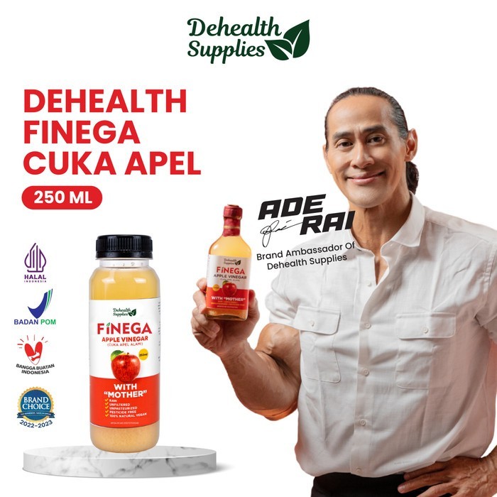 

VINEGA CUKA APEL 250 ML PLASTIK -OK-