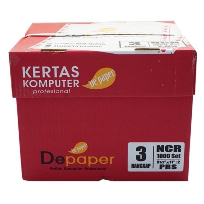 

BEBAS ONGKIR - Kertas Continuous Form Depaper 3 ply PRS NCR