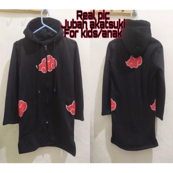 JAKET JUBAH ANAK AKATSUKI KERAH