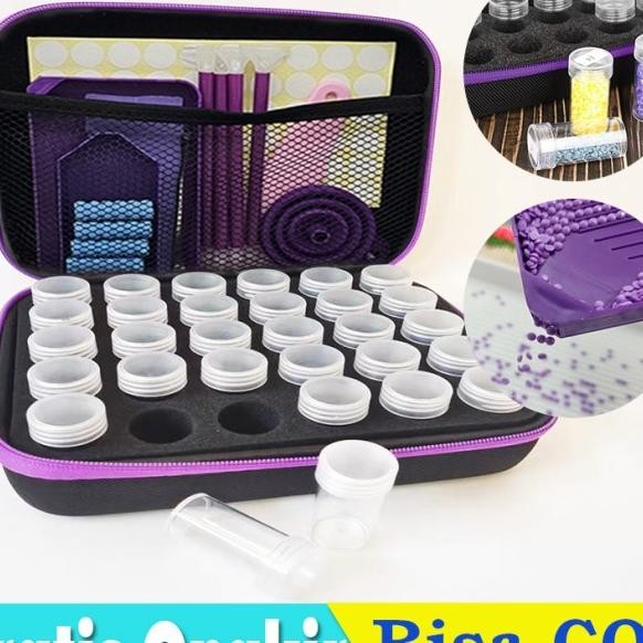 

Diy Diamond Painting Set Tool Kit Peralatan Alat Tray Glue