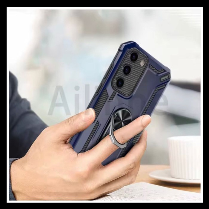 SAMSUNG GALAXY S21 FE / S21FE DUTY ARMOR HARD CASE SOFT STAND COVER PC