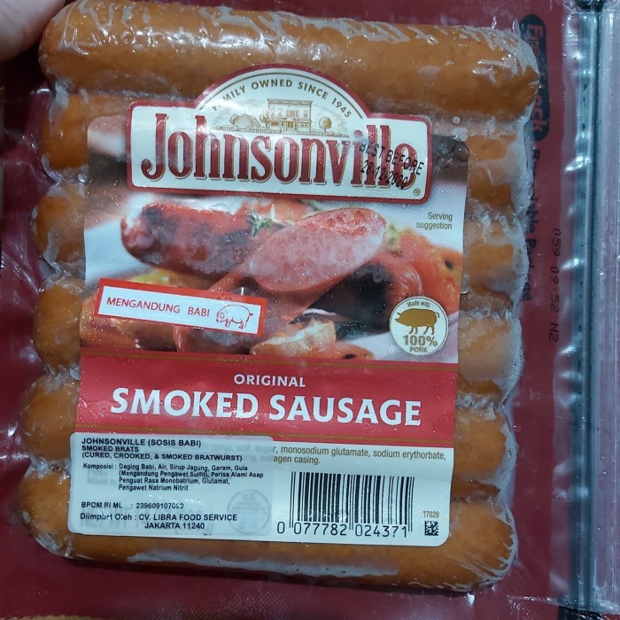 

Johnsonville Sosis - Smoked (Non Halal)