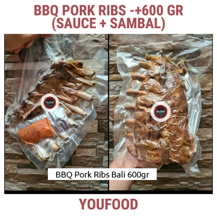 

Bbq Pork Ribs Bali - Full Slab - Iga Bakar Bbq Babi Bali - (Matang)