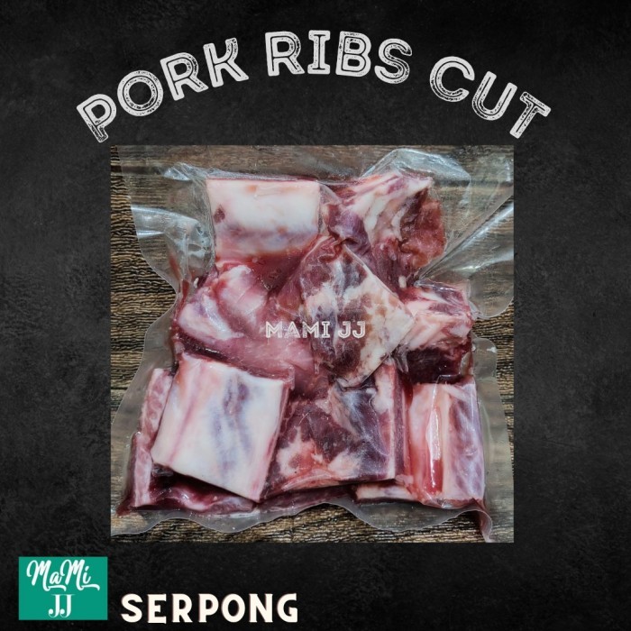 

Pork Ribs Cut Iga/Iga Babi Potong/Bakut/Paikut/5*5Cm 500Gr