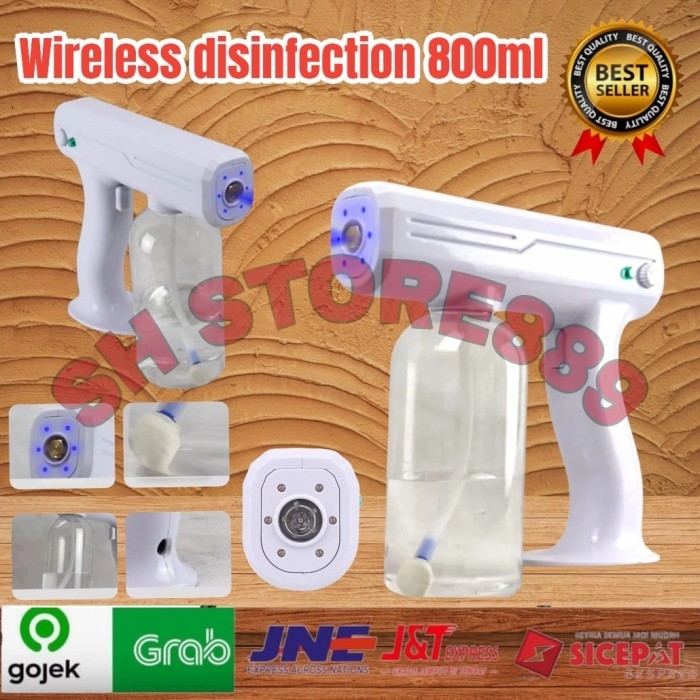 Terlaris Alat Penyemprot Disinfektan Elektrik Nirkabel Semprot Uap Nano