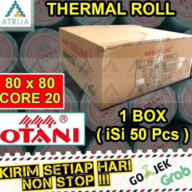 

BEBAS ONGKIR - Thermal Roll Otani 80x80 Core 20 - 1 Box (50 Roll)