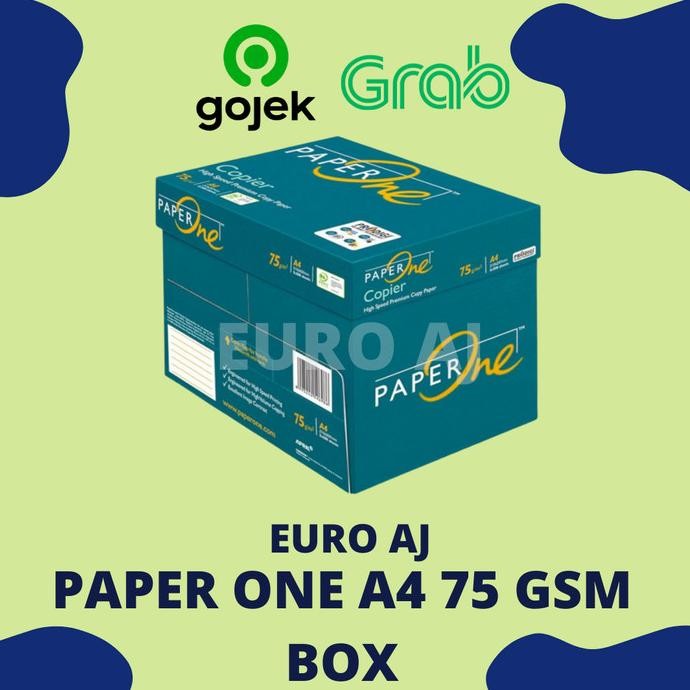 

TERBARU - Paperone A4 75 gr (1 box 5 ream) khusus gojek