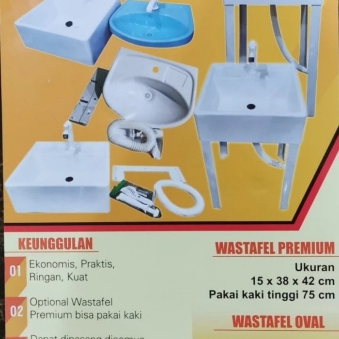 NEW WASTAFEL PLASTIK /WASTAFEL CUCI TANGAN