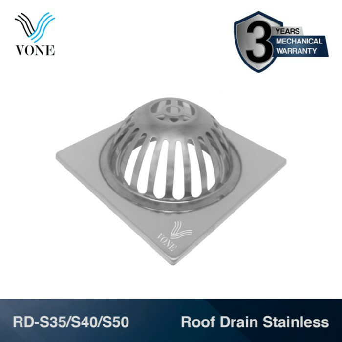 ROOF DRAIN VONE RD S35 / SARINGAN PEMBUANGAN AIR ATAS DAK/SARINGAN DAK