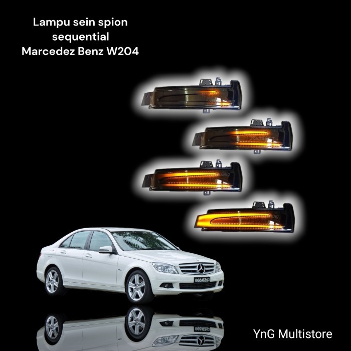 LAMPU SEIN SPION MARCEDEZ BENZ W204 S204 - SEQUENTIAL DYNAMIC