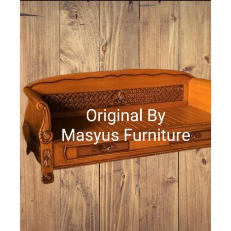 Bale Kayu | Kursi Tidur Kayu Jati Exclusive | Kursi Tamu | Kursi Depan | Bale Bale | Sofa Bed | Dapa