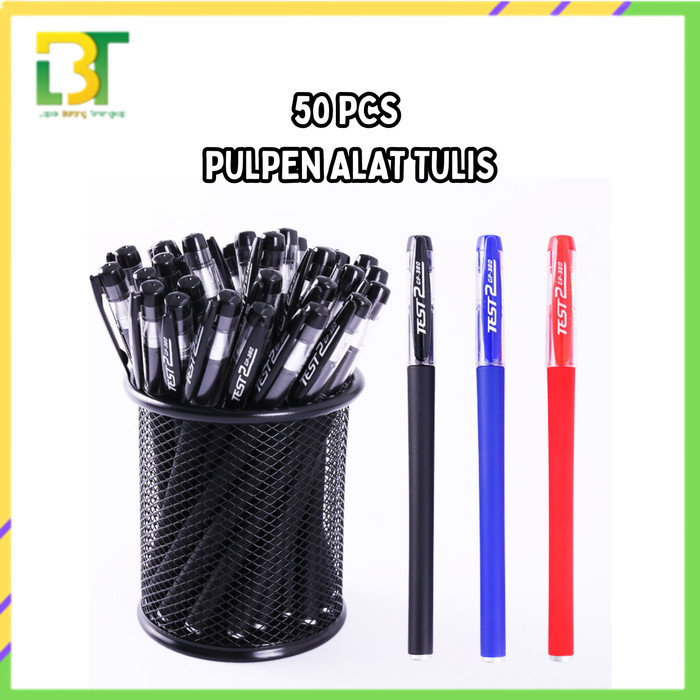 

Terbaru Alat Tulis Sekolah Pulpen Lancip TST 50 pcs Pena Alat Tulis Kantor 100% ori