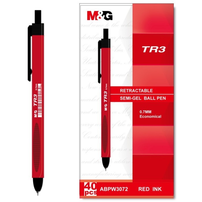 

Terbaru M&G Pulpen / Bolpoin Kantor 0.75 Semi-Gel Ballpoint Pen 100% ori