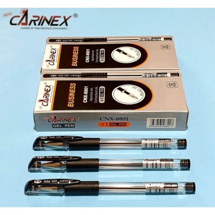 

Terbaru HT1 BOLPEN SEKOLAH PULPEN KANTOR GEL INK 0.5MM ISI 12 PCS CNX 8801 100% ori