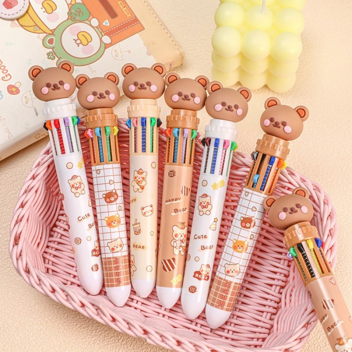 

Terbaru Pulpen Bear 10 Warna / Pena Beruang / Pulpen Teddy / Pulpen Mekanik / Alat Tulis Sekolah /