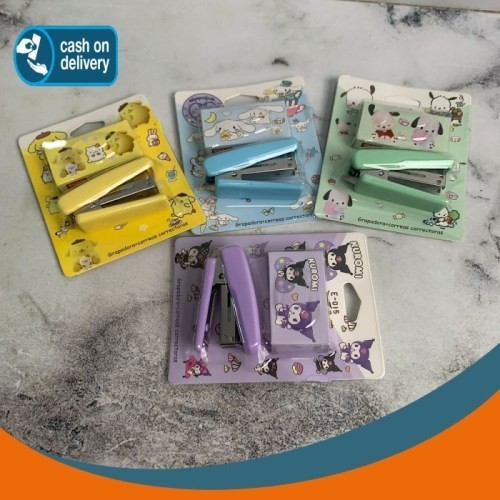 

Terbaru NEW STAPLER 2 IN 1 SANRIO MN-1266 STAPLES PENGOKOT LUCU ANAK ALAT TULIS KANTOR SEKOLAH MURAH