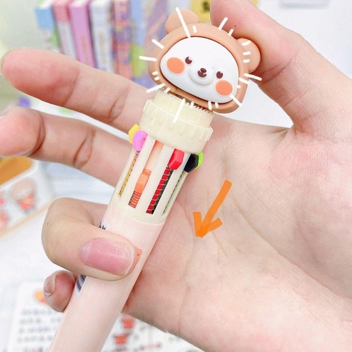 

Terbaru Somedaymx Pulpen Warna-Warni Tahan Lama Kawaii Perlengkapan Kantor 100% ori