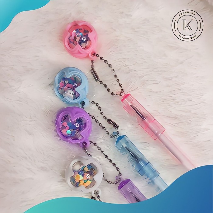 

Terbaru PULPEN GANTUNGAN BOLA MANIK BALLPOINT BOLA MANIK ALAT TULIS KANTOR 100% ori