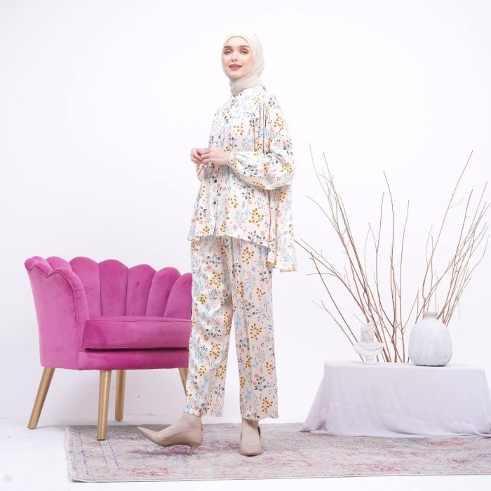 Pajamas Wanita Lengan Panjang Katun Rayon Premium Setelan Baju Tidur