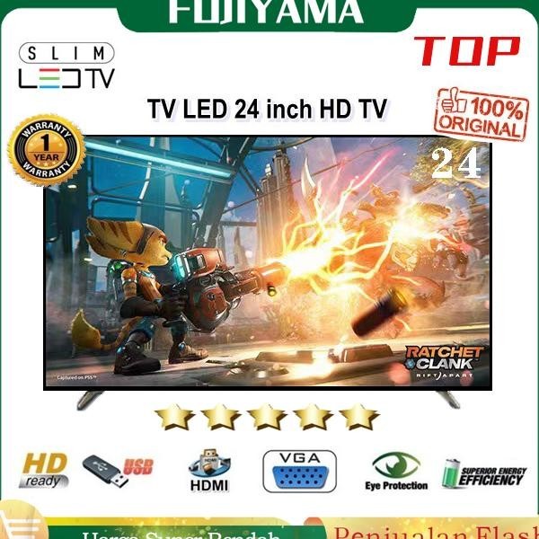 *FUJIYAMA* SMART TV LED TV 24 INCH HD READY FHD TV MONITOR