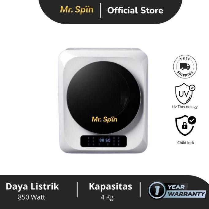 MINI DRYER MR.SPIN WHITE | MESIN PENGERING PAKAIAN