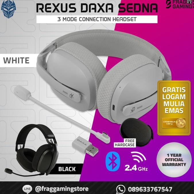 Rexus Daxa Sedna Wireless Gaming Headset DaxaSedna RexusSedna