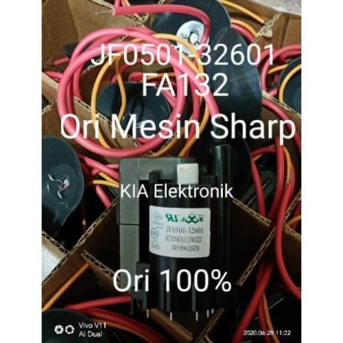 FLYBACK FBT PLAYBACK PLIBEK TV SHARP ALEXANDER PRO 21" JF0501-32601